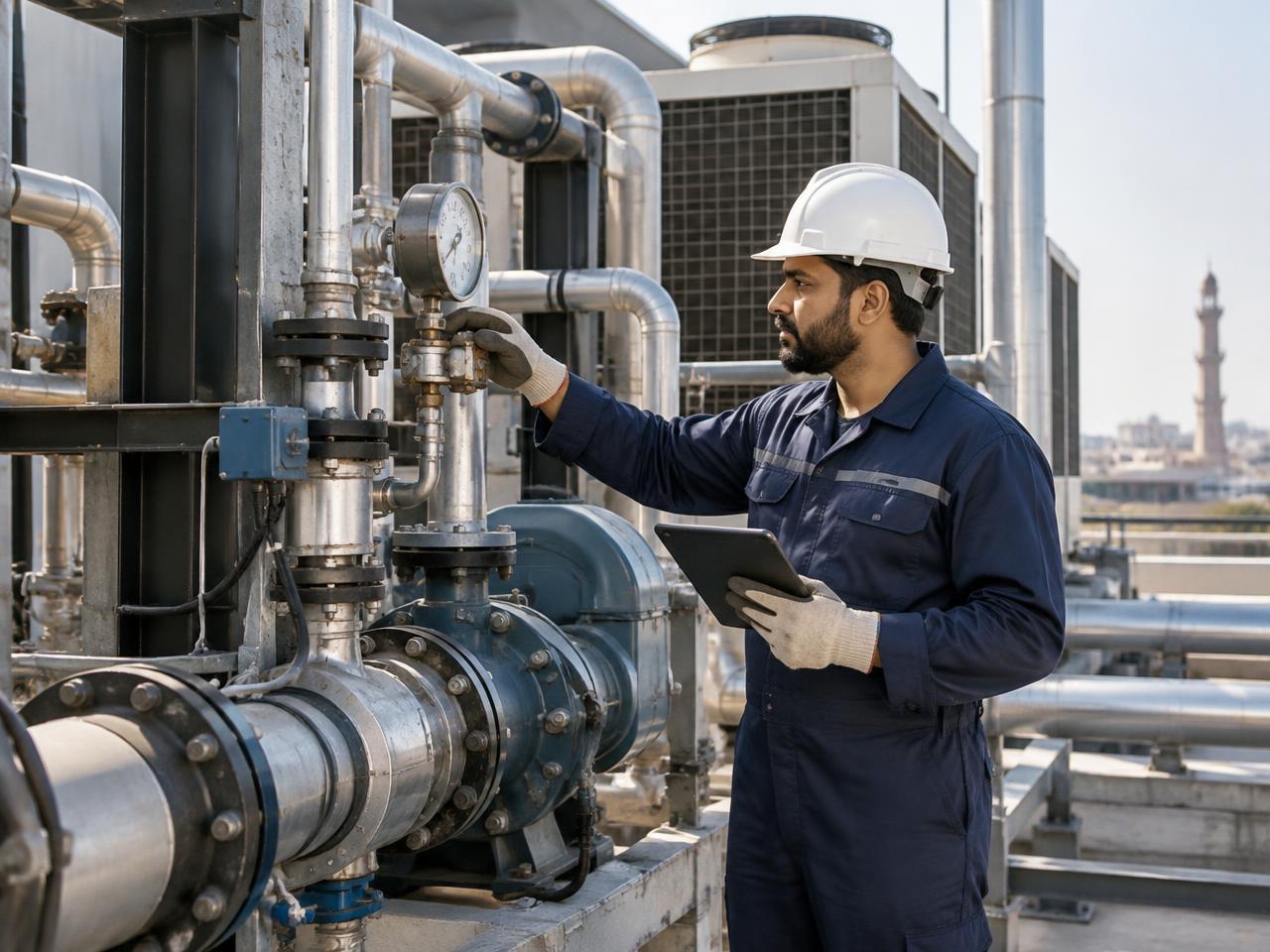 Industrial HVAC maintenance by Modern Cool